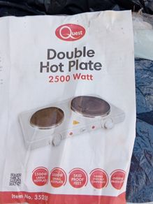 double hot plate