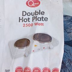 double hot plate