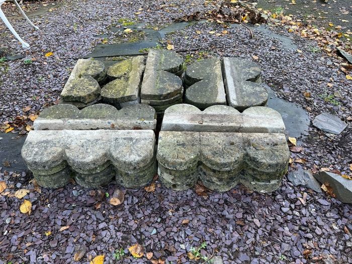 Reclaimed Reconstituted Stone Lawn/Border Edging