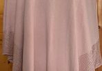 Voyelles ladies poncho in blush pink - New