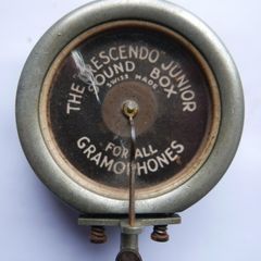 Antique gramophone pickup head Decca Crescendo Junior Gramophone Soundbox