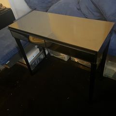 Copper Tinted Mirror Desk/Vanity