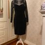 Dress classy, black heavy  lined fabric Image 2