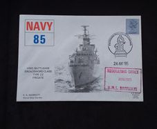 Great Britain Stamps : HMS Battleaxe - 1985 Plymouth Navy Days Commemorative Cover