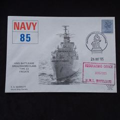 Great Britain Stamps : HMS Battleaxe - 1985 Plymouth Navy Days Commemorative Cover