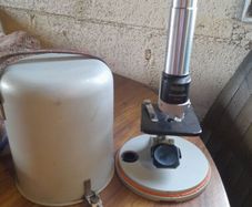Vintage Meopta Microscope