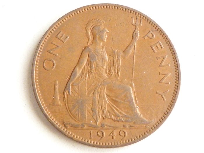 Low mintage 1949 penny