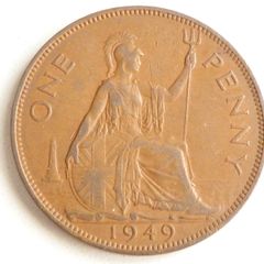 Low mintage 1949 penny