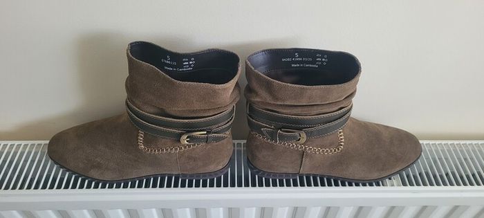 Suede ankle boots