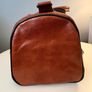 Stunning vintage leather Boston bag in Cognac Leather Image 4