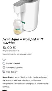 Modified milk machine