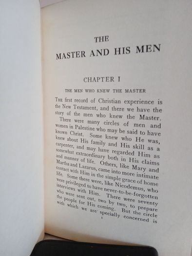 The Master and His Men: Studies in Christian Enterprise by F. Townley Lord (GT939)