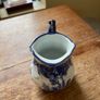 Blue and Willow porcelain jug with coat of arms Image 2