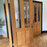 Solid Oak Internal Doors Excellent Condition Image 4