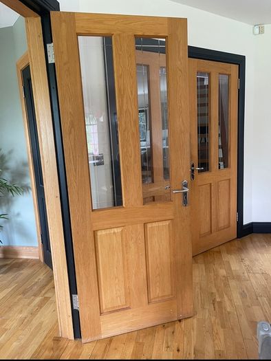Solid Oak Internal Doors Excellent Condition
