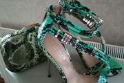 Carvela Heels and matching clutch Postage included