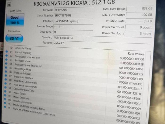 Brand New 512GB NVMe Kioxia M.2 2280 Pcie 4.0 X4 4800/4000mb/s 300TBW
