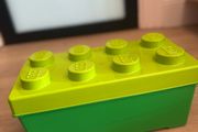 Green Lego storage box