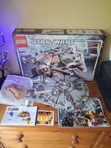 Lego star wars 4504 Millennium Falcon Original Trilogy Edition , 75414 forceburn speeder + vintage figures