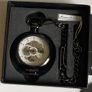 Kronen & Sohne mechanical skeleton pocket watch with chain and box Image 4