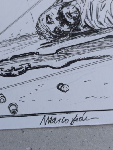 Original Comic Art Page by Fodera Marco  from Mister No issue 7 Intrigo a Manaus