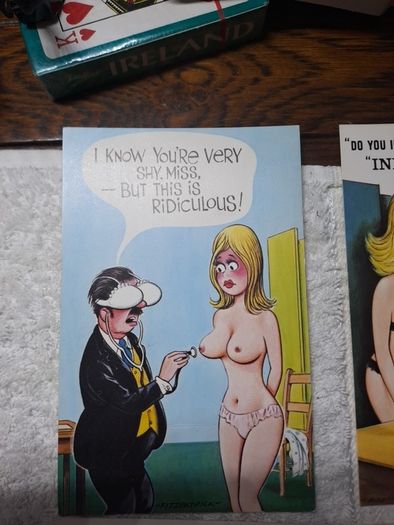 5 Bamforth Doctor saucy postcards (2)