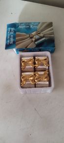 Silver plated napkin rings