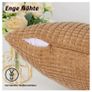 Brand New TAN. TOMI pillowcase 40x60, pillowcases corduroy plain set of 2, Image 2