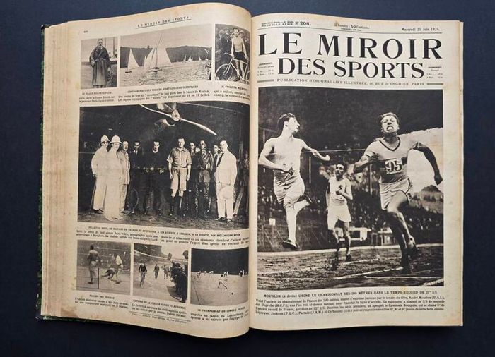 Le Miroir des Sports 1924  1925  Complete Bound Volume 686 Pages Paris Olympics