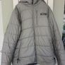 Black and Grey Adidas Puffer Jacket Image 3