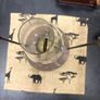 Vintage Copper Duplex Oil Lamp with Anchor Brand Chimney Image 2