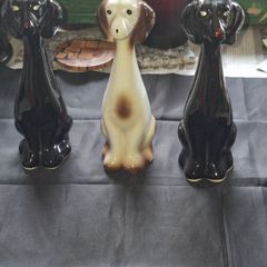 3 Porcelain Dogs for sale as a lot, Postage Available