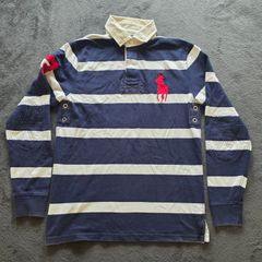 Vintage Ralph Lauren Rugby Shirt Mens Small