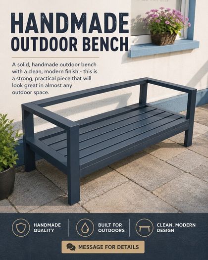 Outdoor sofa garden bench