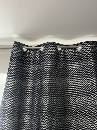 Navy curtains