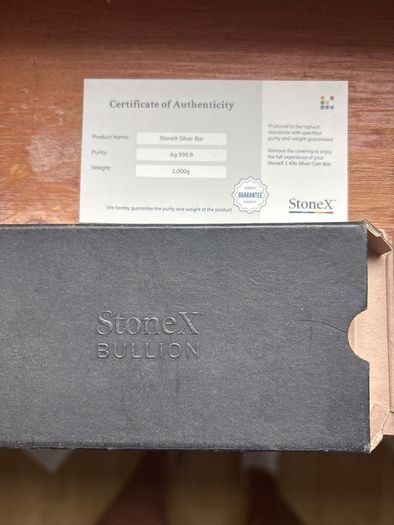 1kg silver bar