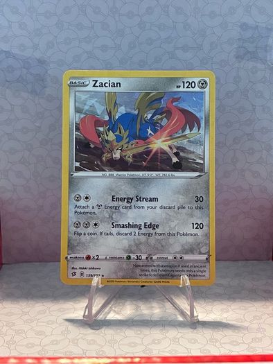 pokemon card zacian cracked holo