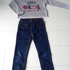 Girls jumper and jeans