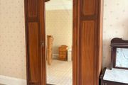 Edwardian inlaid mahogany wardrobe