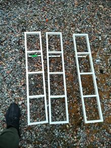 3 Metal Dvd/Cd racks