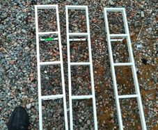 3 Metal Dvd/Cd racks