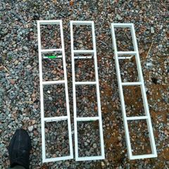 3 Metal Dvd/Cd racks