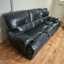 Leather sofas 3 seater and 1 seater Image 2