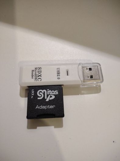 2-in-1 USB 3.0 & 2.0 Card Reader 5Gbps Free inspection