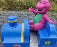 barney playride for kids amusement