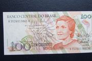 Brazil 1990.100 Cruzados.Uncirculated Banknote.