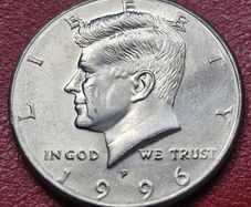 1996 P United States  1/2 Half Dollar "Kennedy Half Dollar"