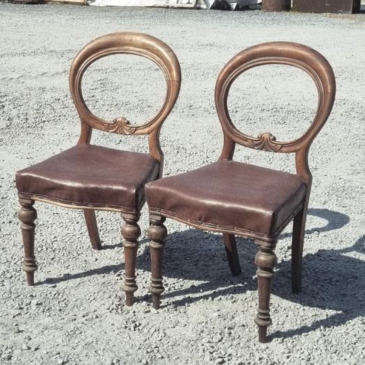 Balloon Back Chairs Pair KAS1307
