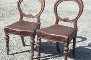 Balloon Back Chairs Pair KAS1307