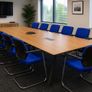 14 Blue Office / Boardroom / Meeting Chairs Image 7